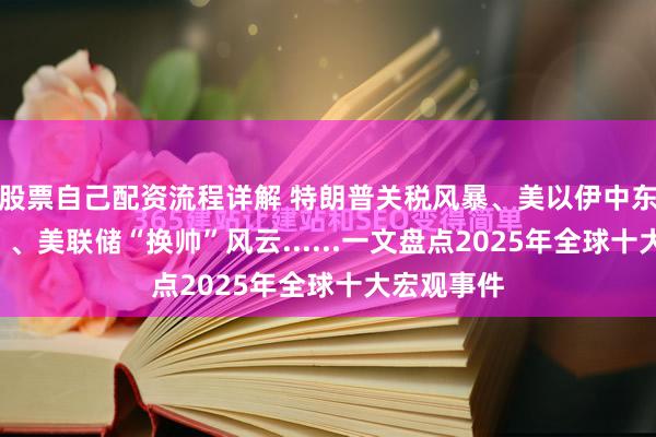 股票自己配资流程详解 特朗普关税风暴、美以伊中东“大乱斗”、美联储“换帅”风云......一文盘点2025年全球十大宏观事件